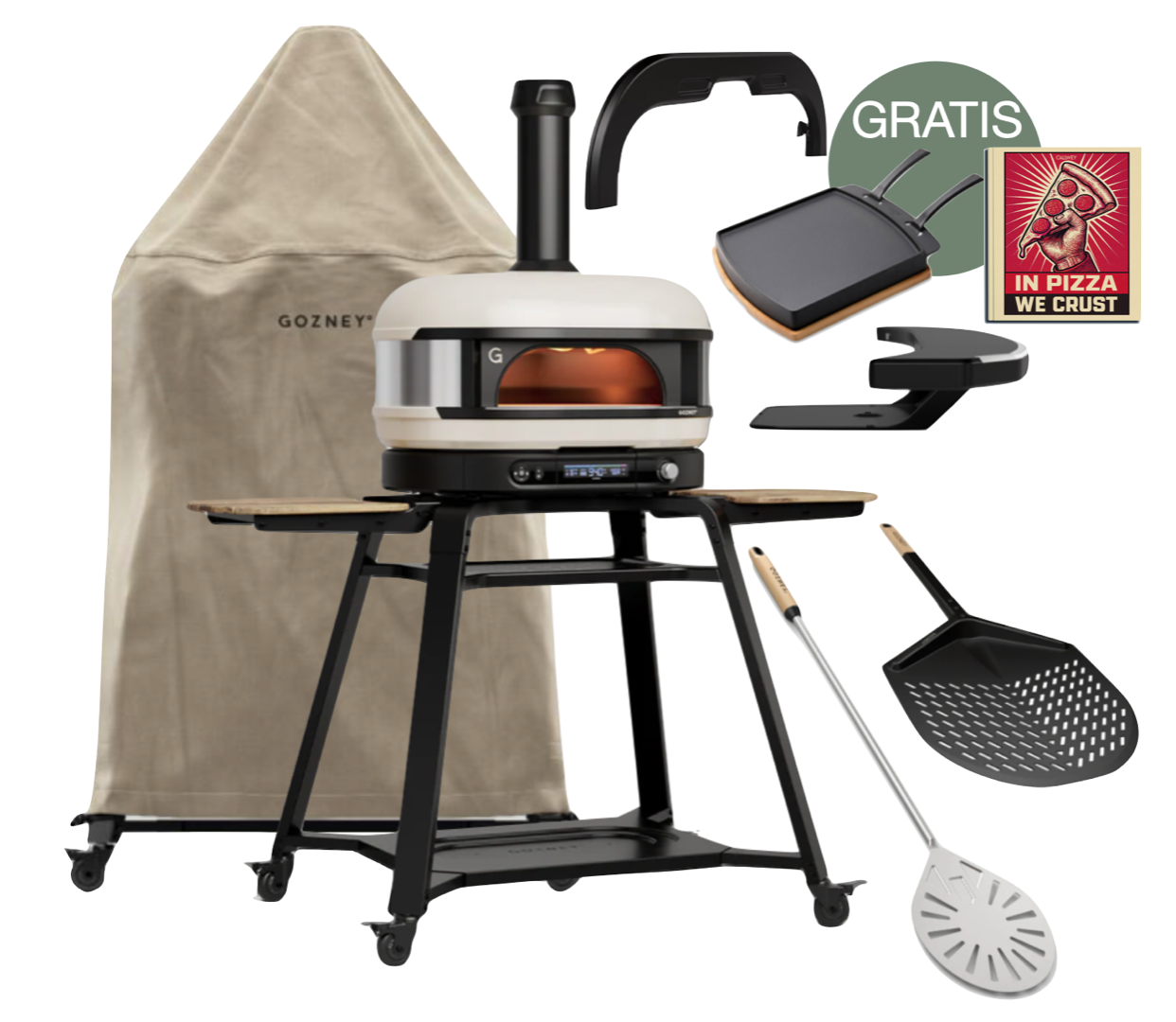 Gozney Dome Gen 2.0 Creme - Neapel Set inkl. Gestell 