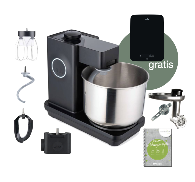 Wilfa Küchenmaschine Probaker schwarz - BBQ Set