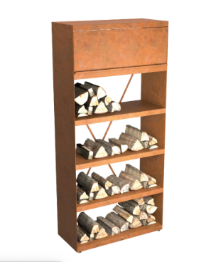 OFYR Wood Storage Corten 100