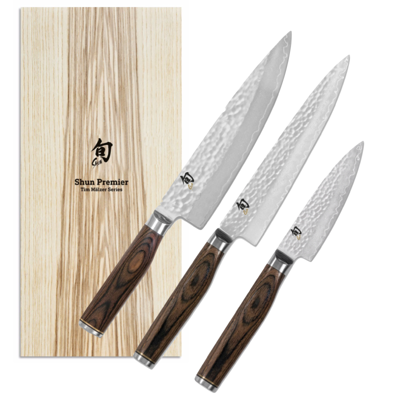 KAI Shun Premier Tim Mälzer Kochmesser Set 3-teilig KAI Shun Premier Tim Mälzer Kochmesser Set 3-teilig