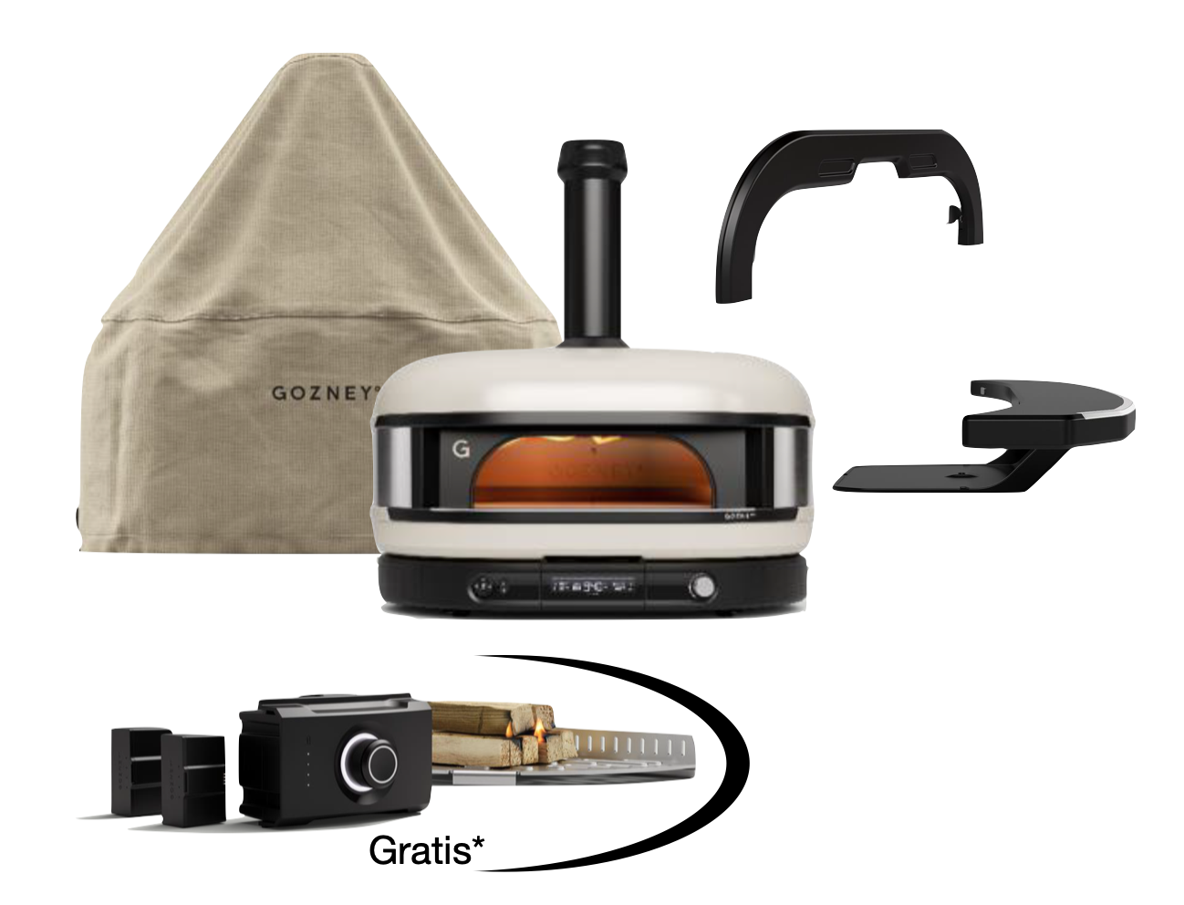 Gozney Dome Gen 2.0 XL Creme - Komplett Set