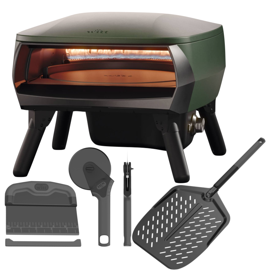 Witt Piccolo Rotante Pizzaofen matt dunkelgrün - Black Edition