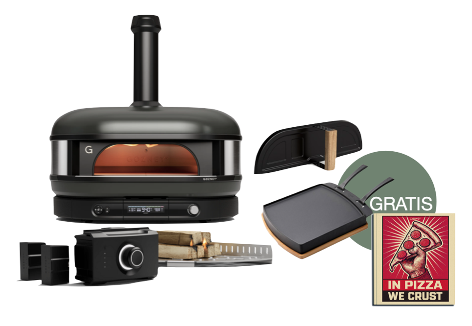 Gozney Dome Gen 2.0 XL Schwarz - Woodfire Set