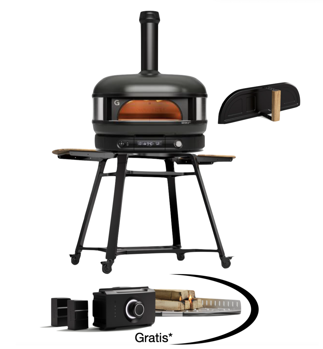 Gozney Dome Gen 2.0 XL Schwarz- Brotback Set inkl. Gestell