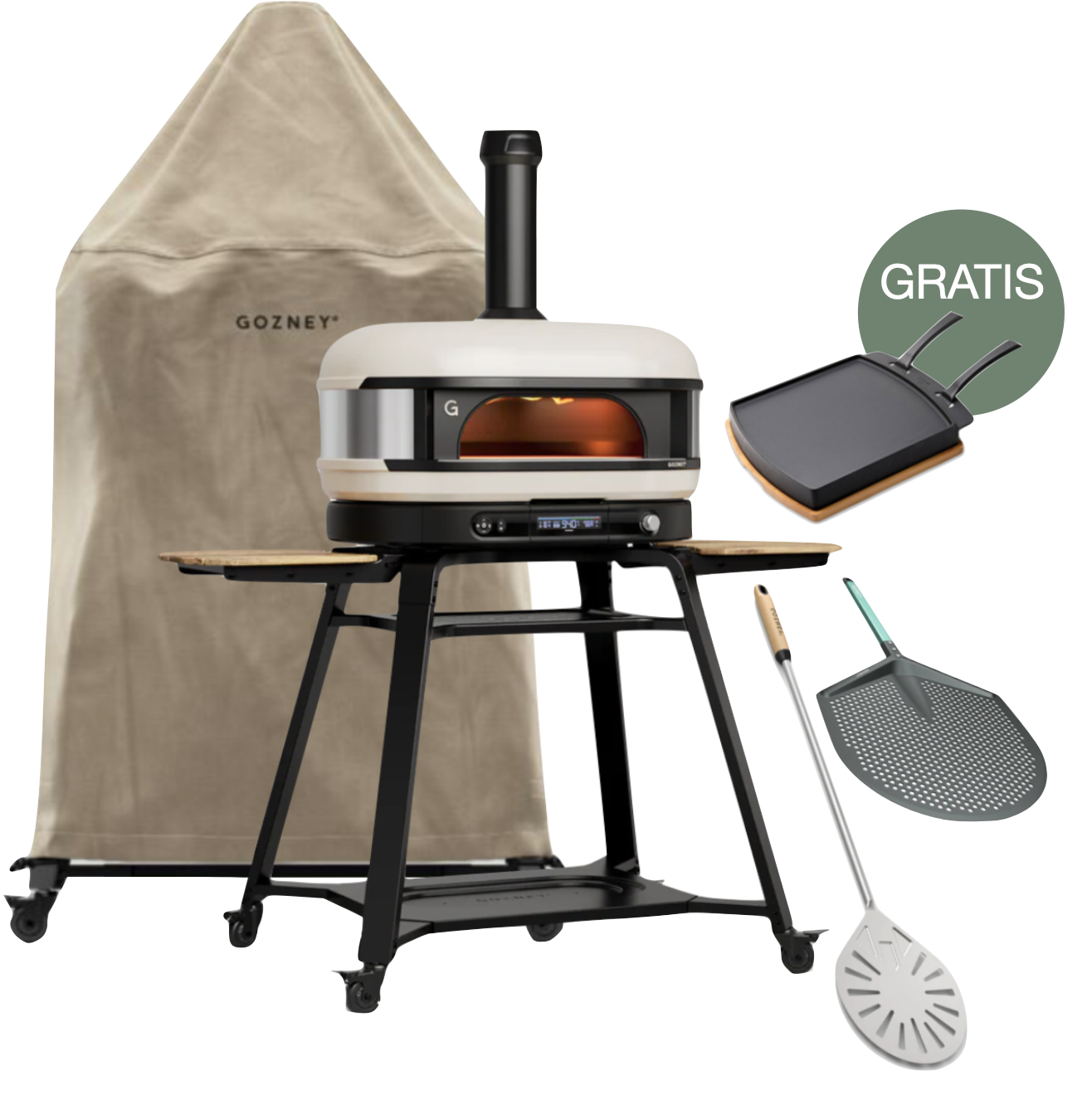 Gozney Dome Gen 2.0 XL Creme - Starter Set inkl. Gestell