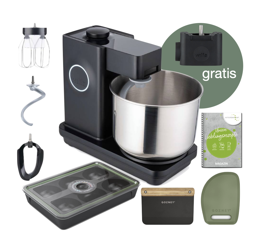 Wilfa Küchenmaschine PROBAKER schwarz - Gozney Pizza Set
