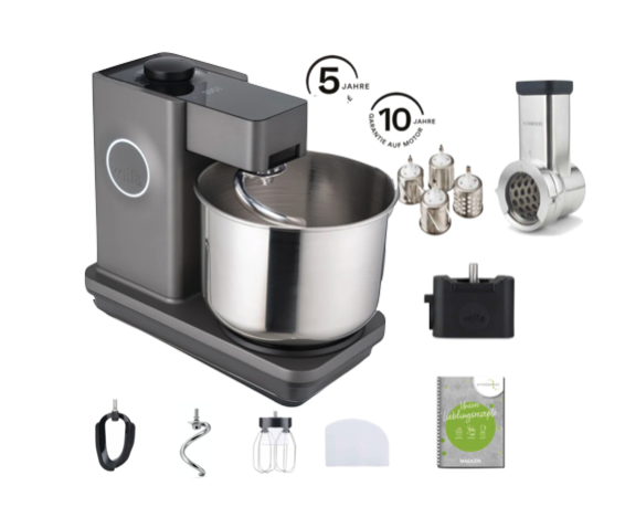 Wilfa Küchenmaschine Probaker V2 Grau - Gemüse Set