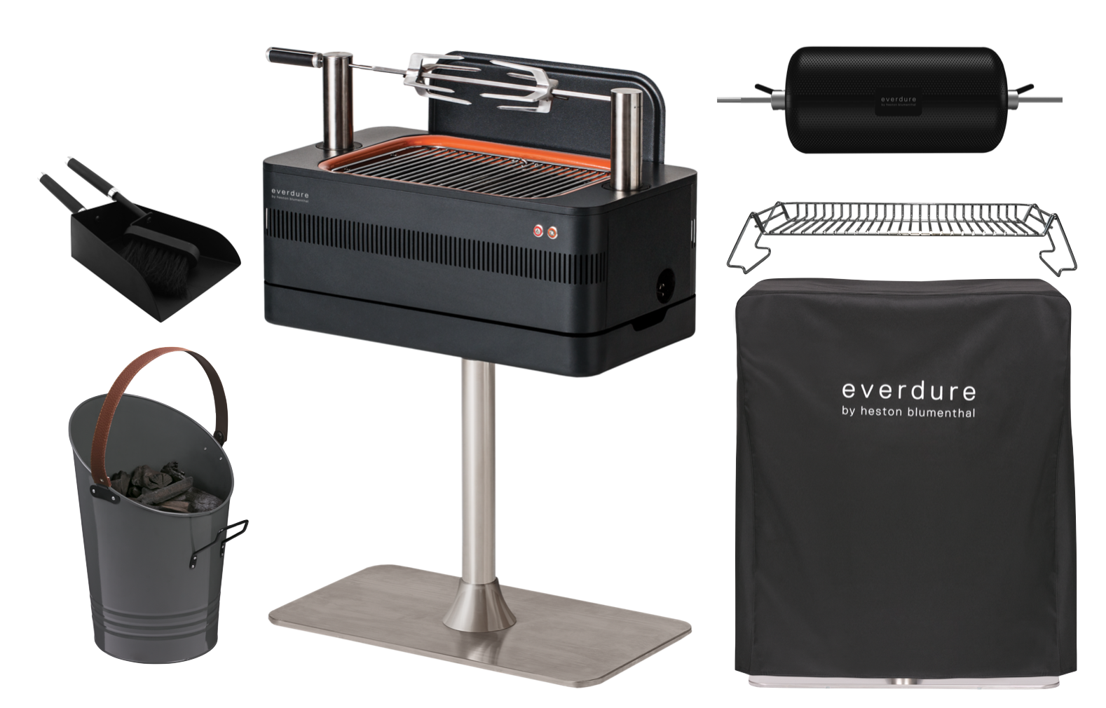 Everdure FUSION Holzkohlegrill im Komplettpaket