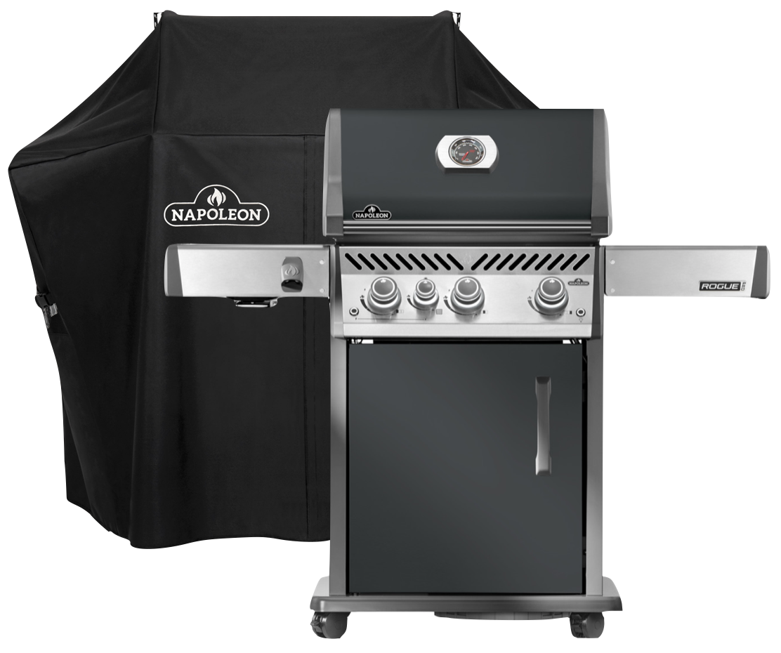 Napoleon Rogue Pro 425 Limited Edition Rauchgrau - inkl. Abdeckhaube