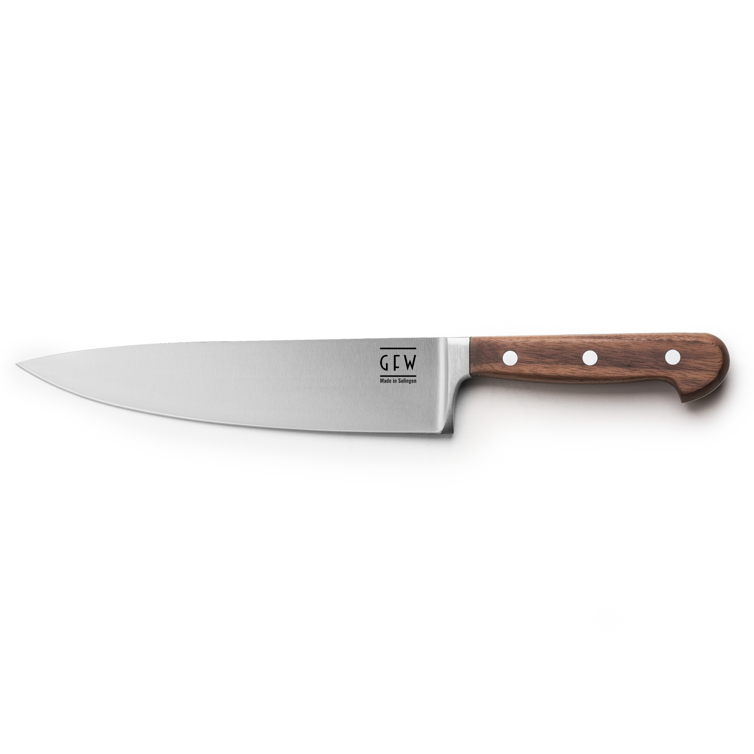 GFW Kochmesser Klassik Walnuss 21 cm