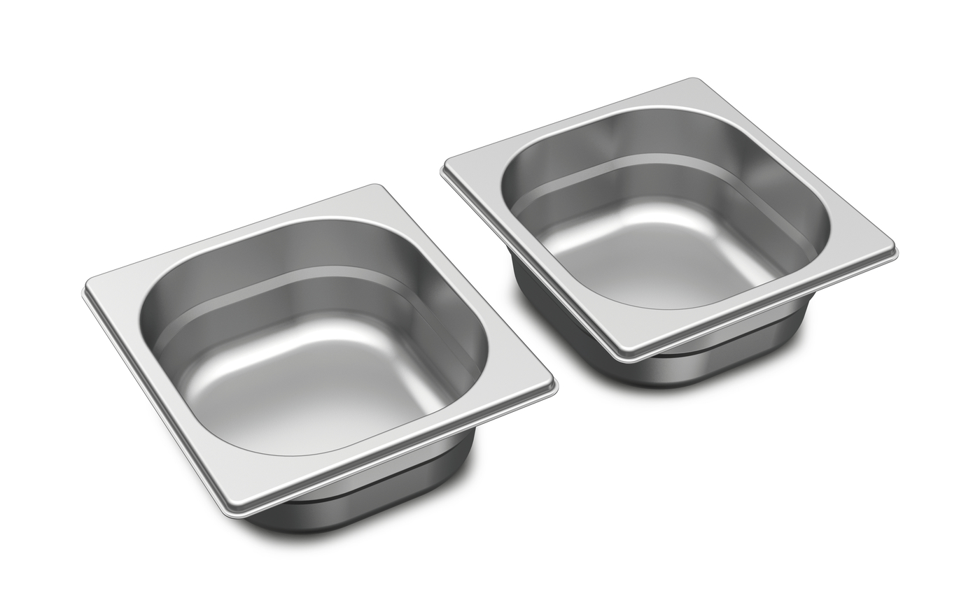 Miele Dreams Outdoorküche FlexTop2-Bowls - Edelstahlschalen Set 2tlg 