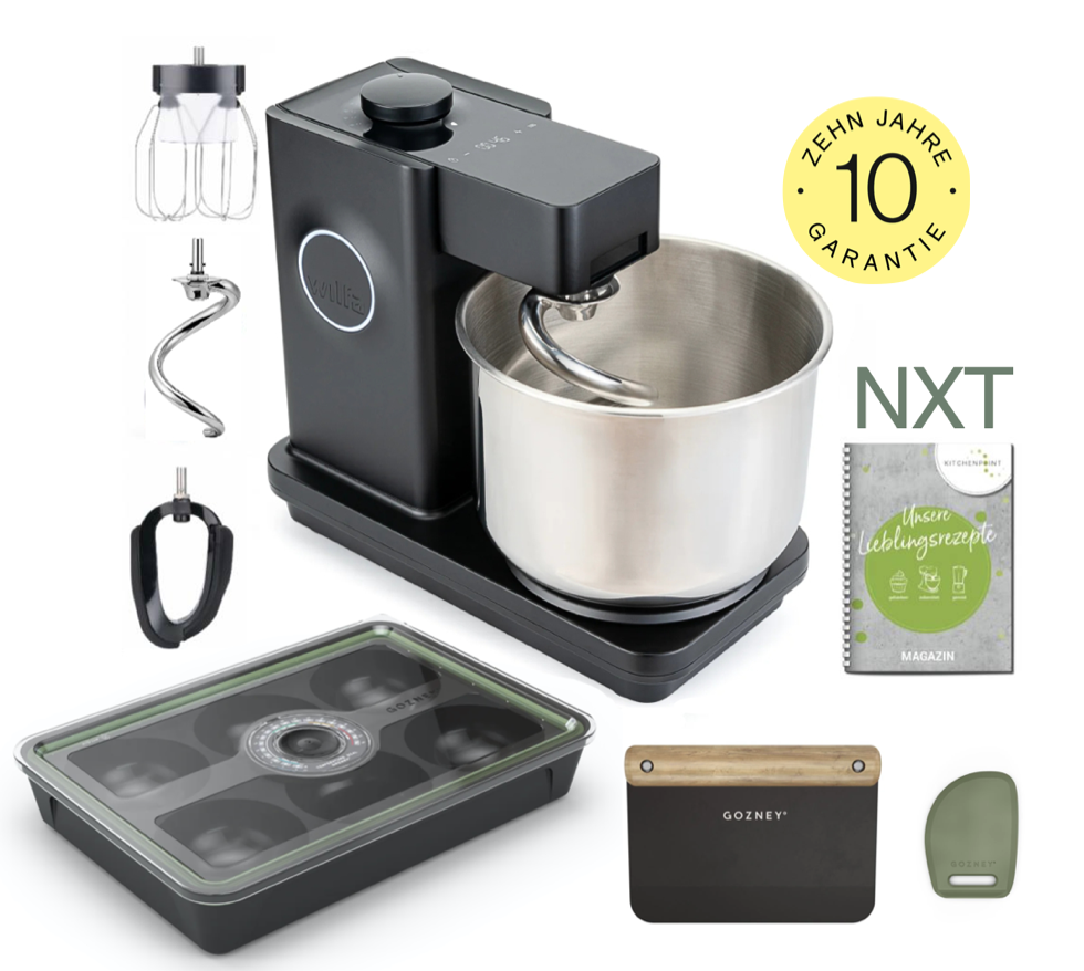 Wilfa Küchenmaschine PROBAKER NXT, Schwarz - Pizza Set