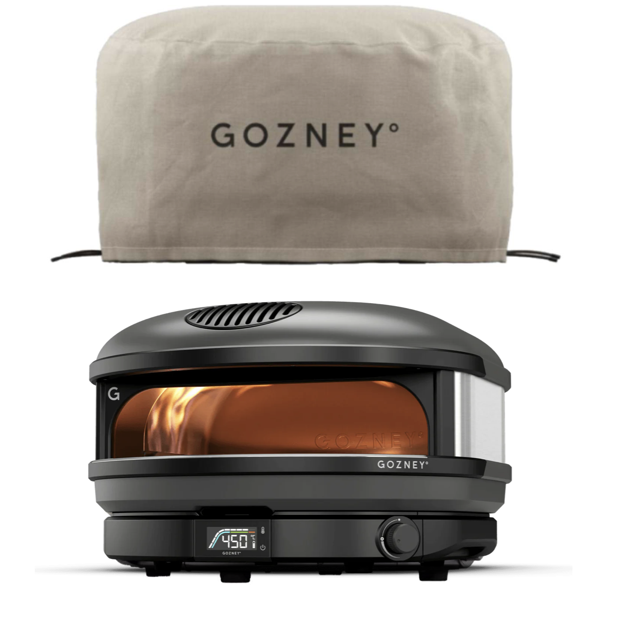 Gozney Arc - Off Black Schwarz  - Set mit Abdeckhaube