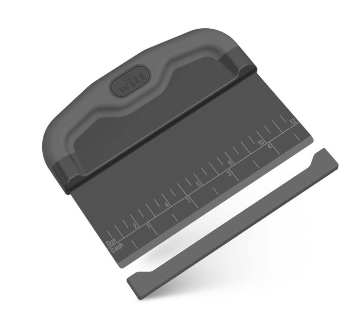 Witt Pizza-Teigschaber Black Edition, mit Softgriff