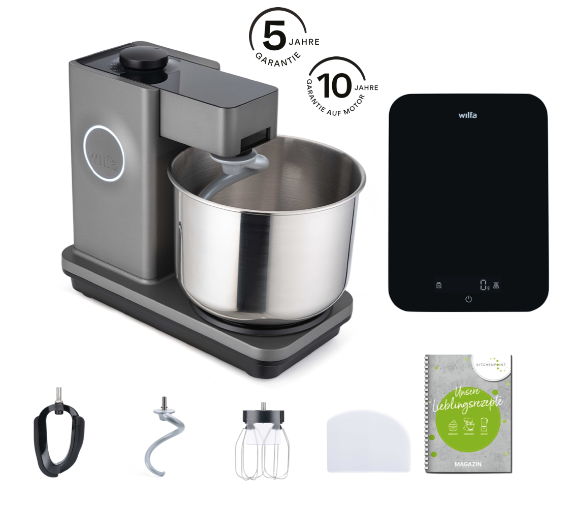 Wilfa Küchenmaschine probaker grau - Black Week Set