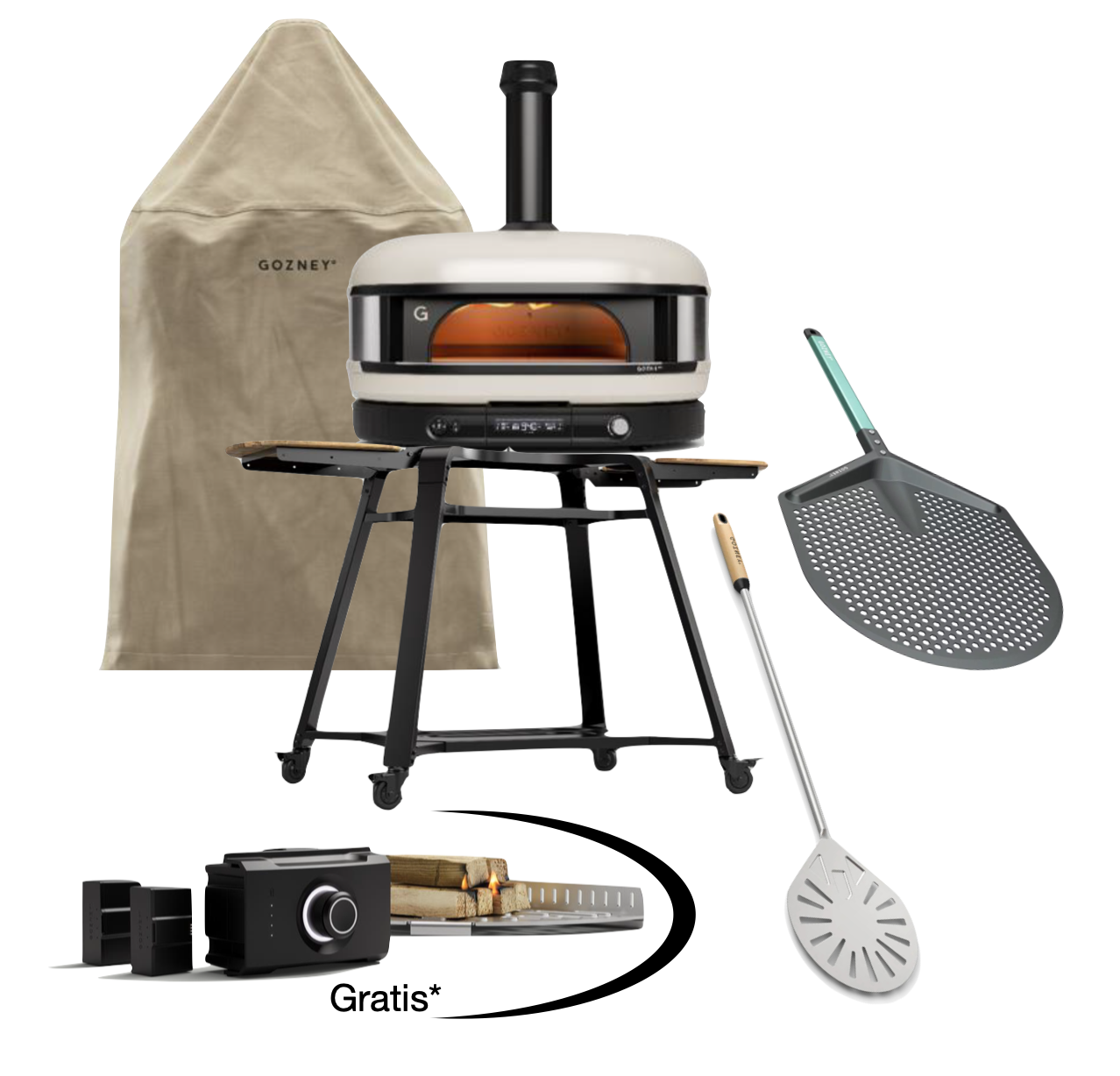 Gozney Dome Gen 2.0 XL Creme - Starter Set inkl. Gestell
