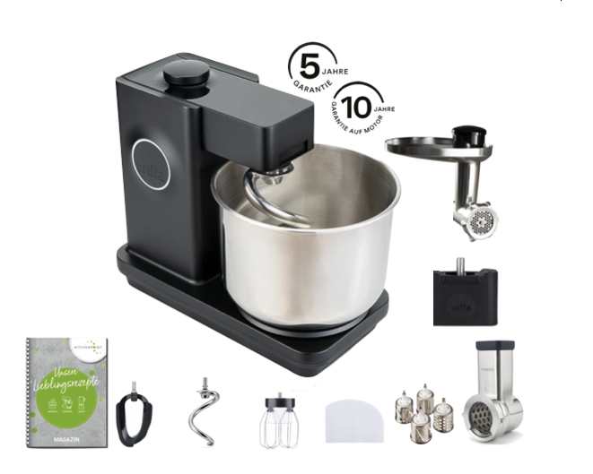 Wilfa Küchenmaschine Probaker V2 Grau - Komplett Set