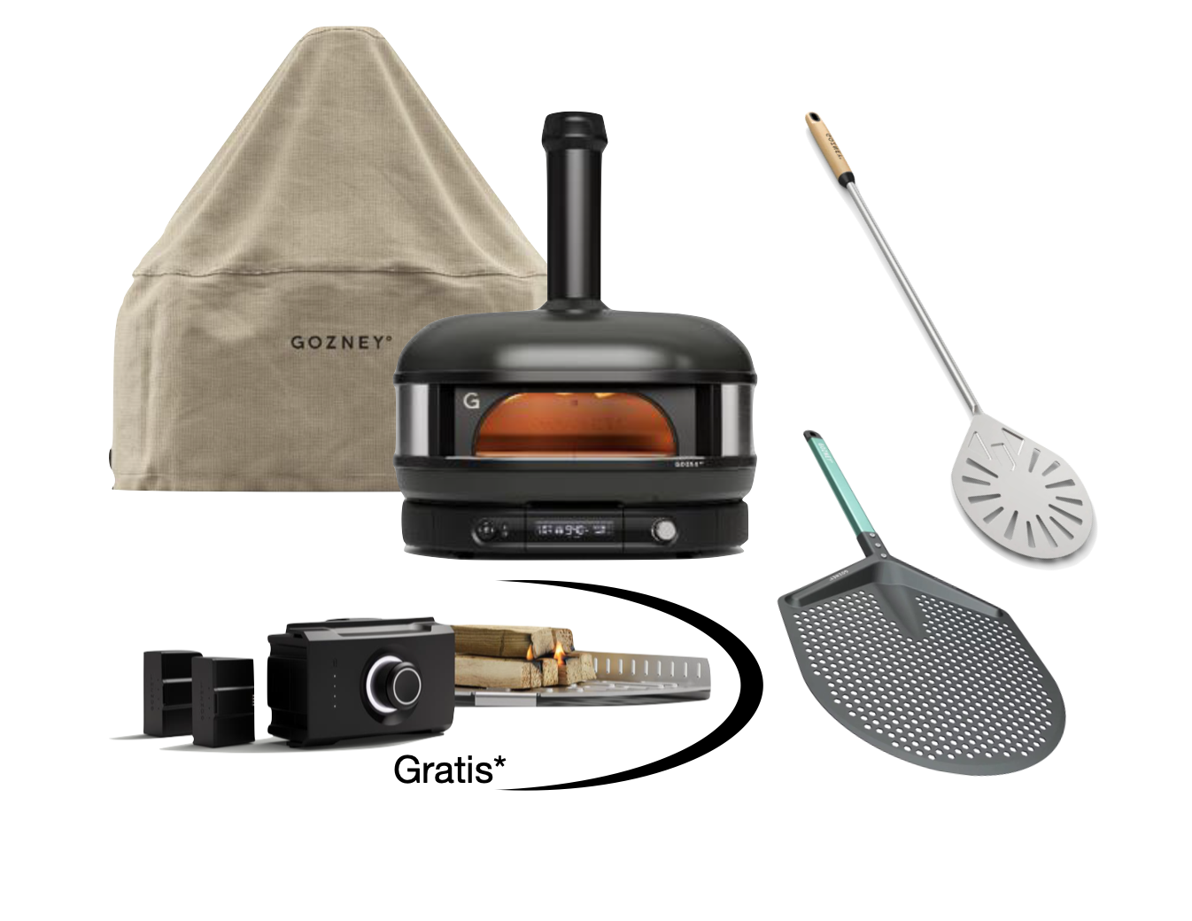 Gozney Dome Gen 2.0 XL Schwarz - Starter Set
