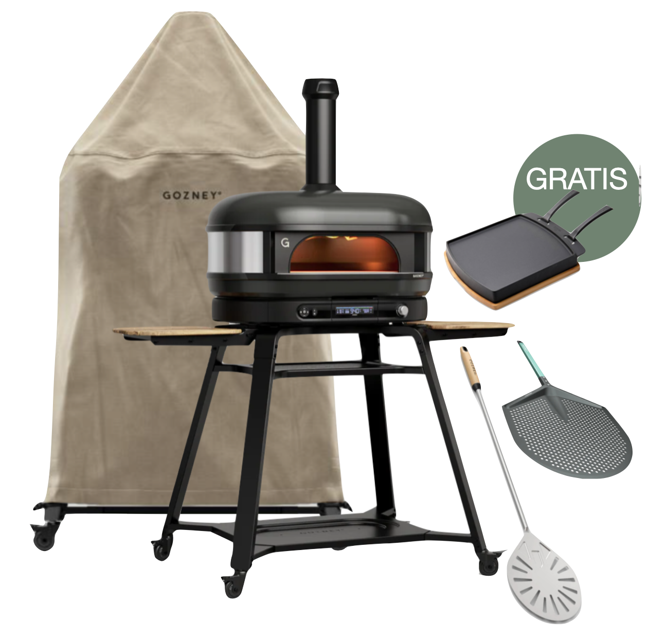 Gozney Dome Gen 2.0 XL Schwarz - Starter Set inkl. Gestell