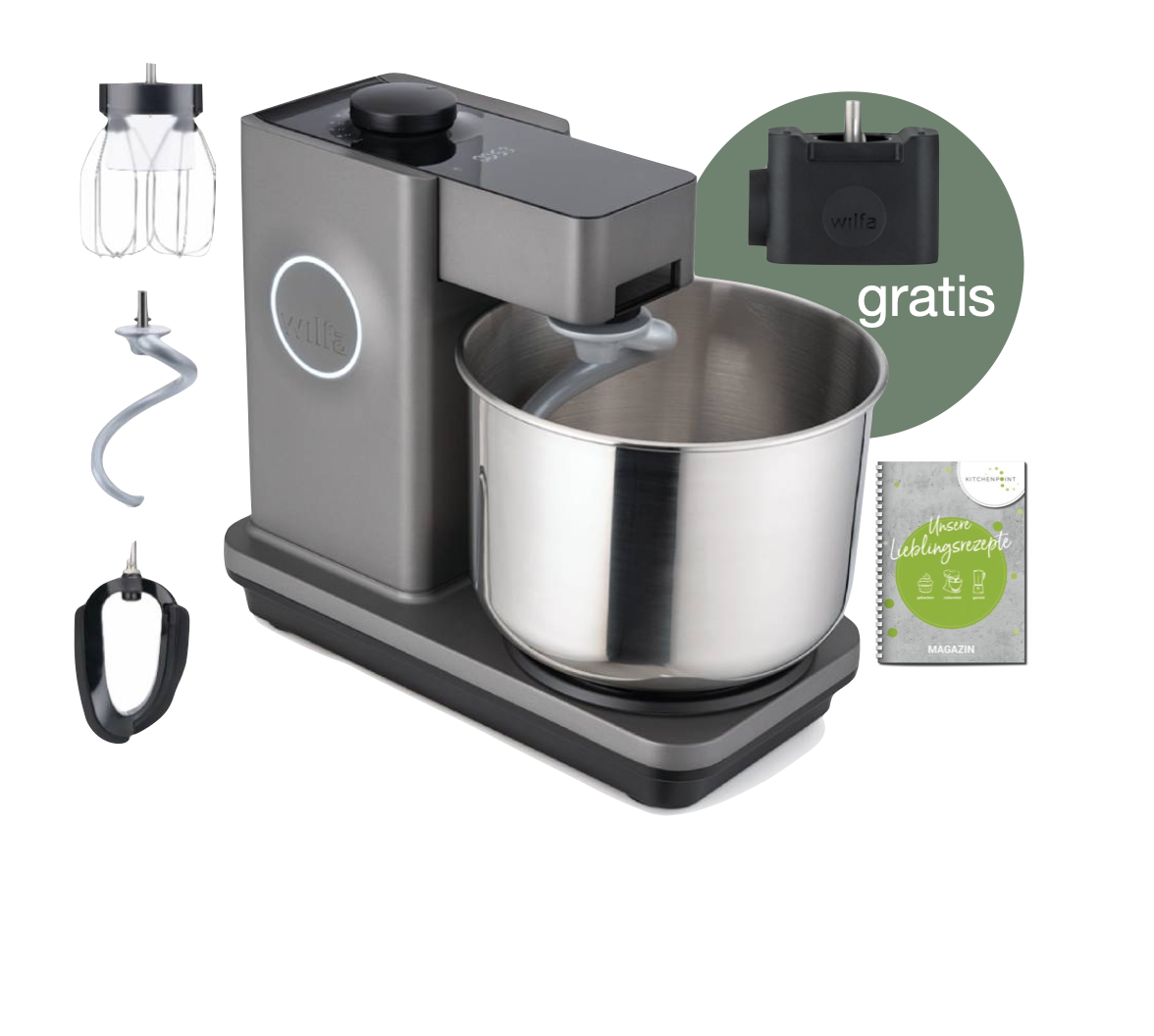 Wilfa Küchenmaschine Probaker Timer grau