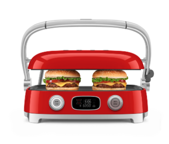 Smeg 50's Style Kontaktgrill - Rot