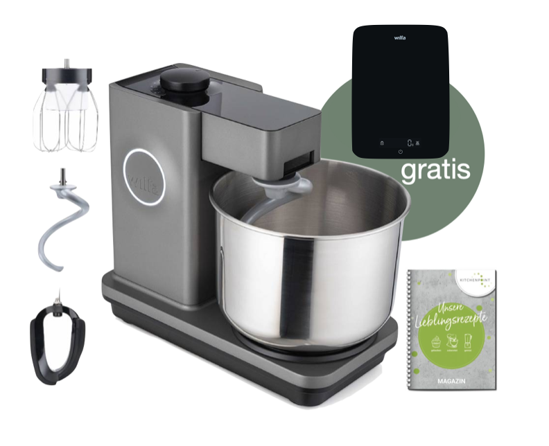 Wilfa Küchenmaschine Probaker grau