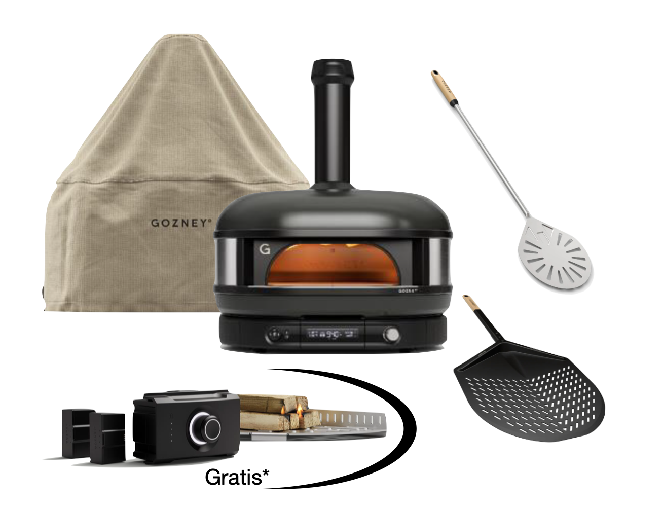 Gozney Dome Gen 2.0 Schwarz - Starter Set