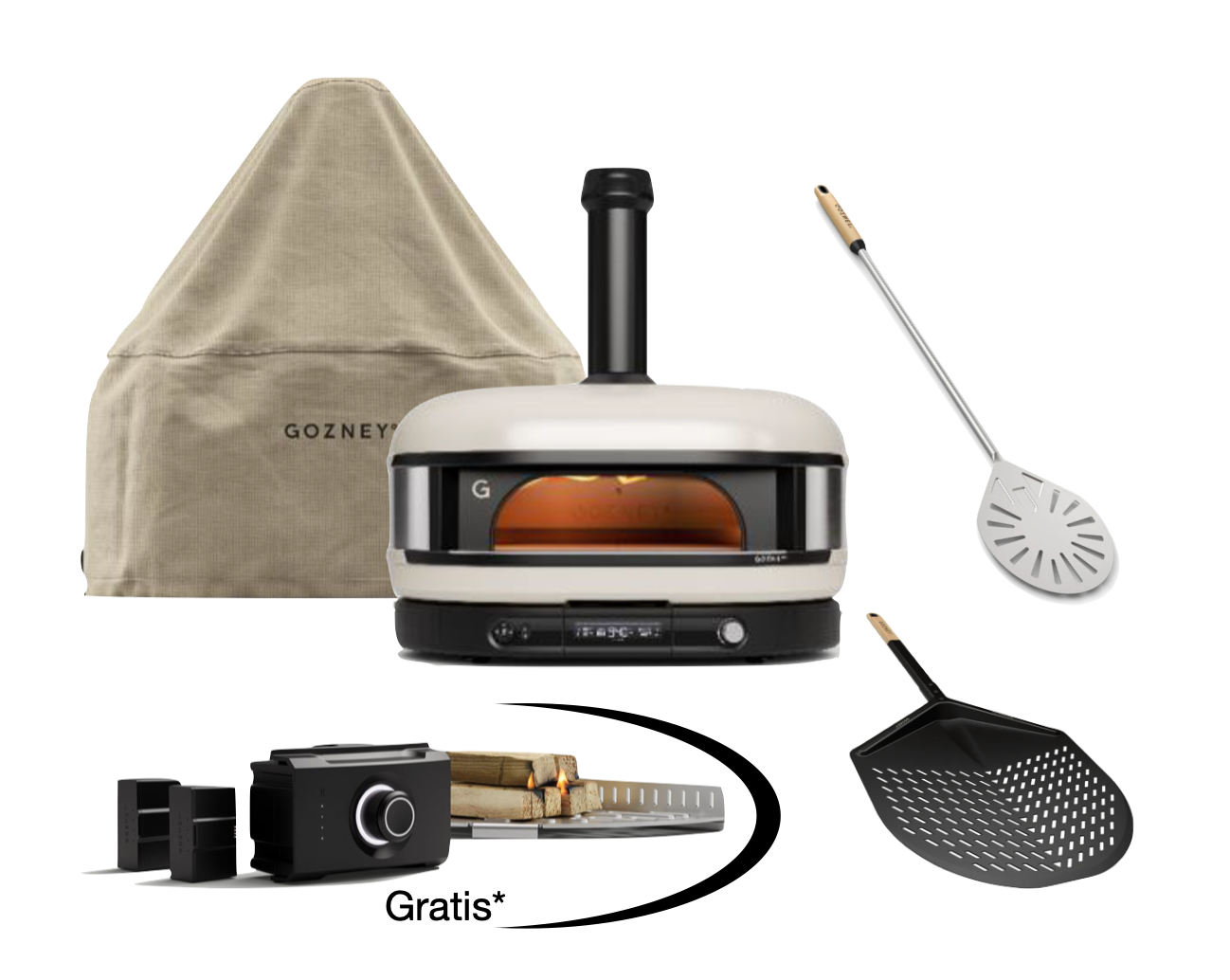 Gozney Dome Gen 2.0 Creme - Starter Set