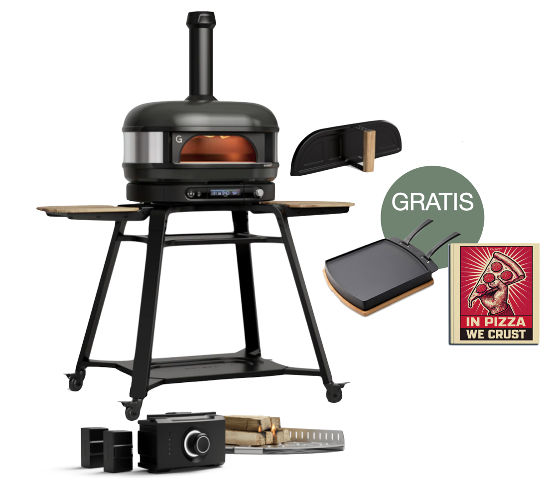 Gozney Dome Gen 2.0 Schwarz - Woodfire Set inkl. Gestell