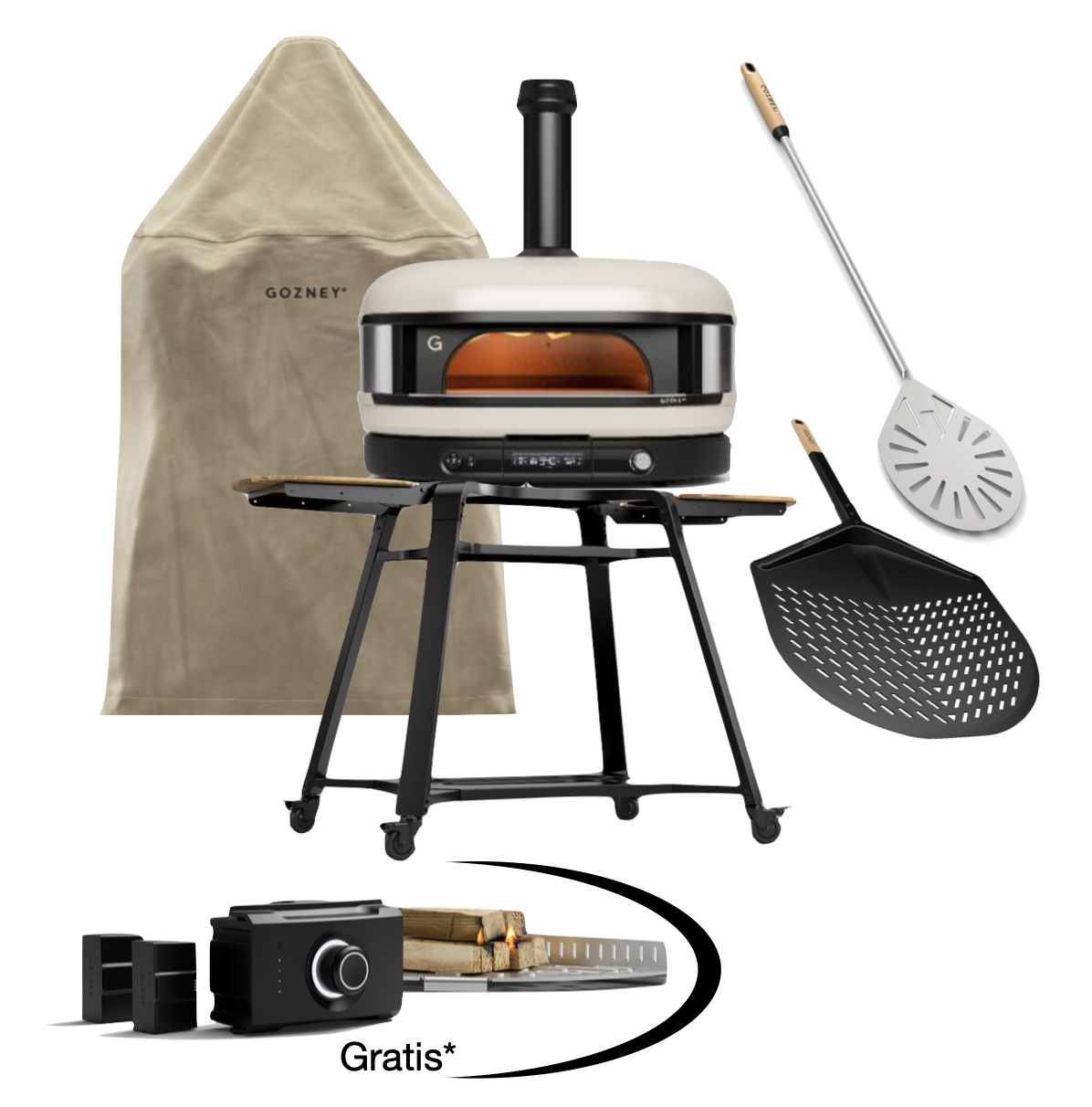 Gozney Dome Gen 2.0 Creme - Starter Set inkl. Gestell 
