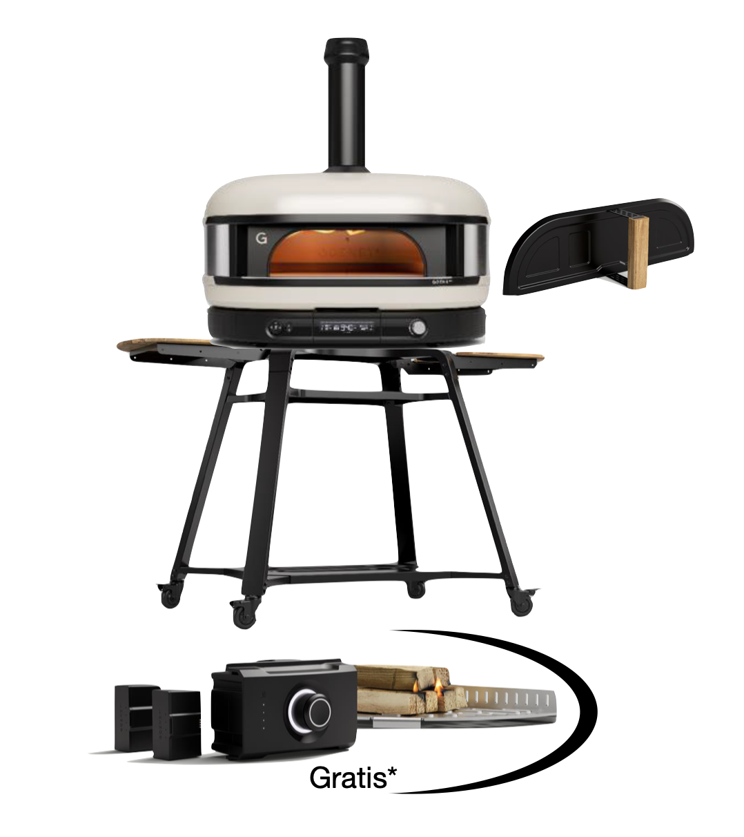 Gozney Dome Gen 2.0 XL Creme - Brotback Set inkl. Gestell