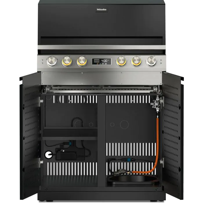 Miele Dreams Outdoorküche Fire Pro L 4PB - Gasgrill Modul mit Einlegeboden