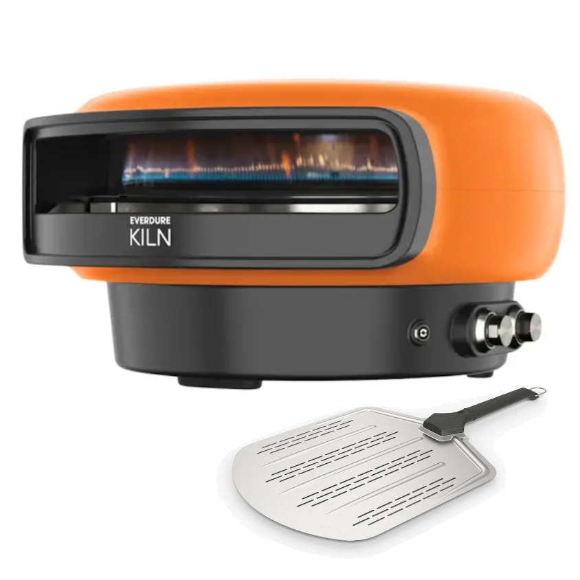 Everdure  KILN Pizzaofen 2 Brenner rotierend terracotta mit Pizzaschieber Everdure  KILN Pizzaofen 2 Brenner rotierend terracotta mit Pizzaschieber