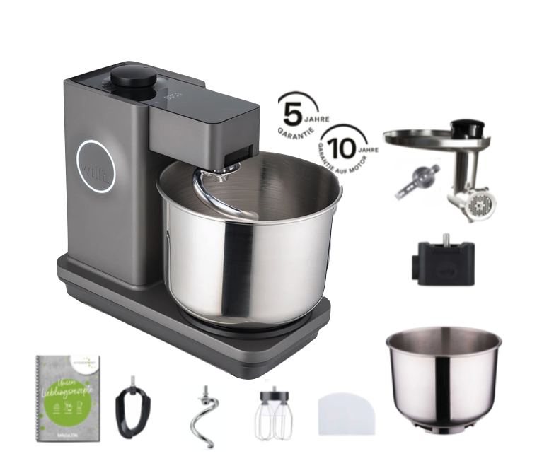 Wilfa Küchenmaschine Probaker V2 Grau - Back Mega Set