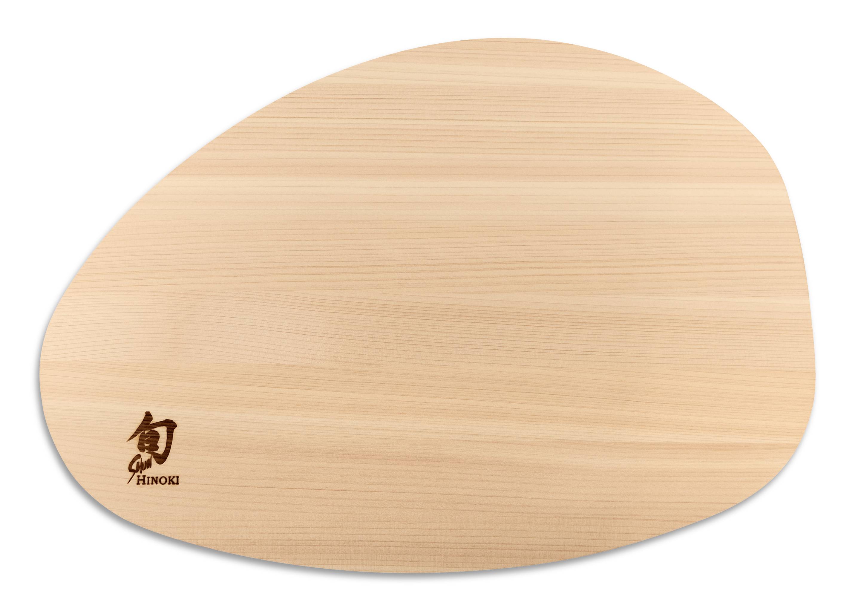 KAI Shun Schneidbrett Hinoki oval M