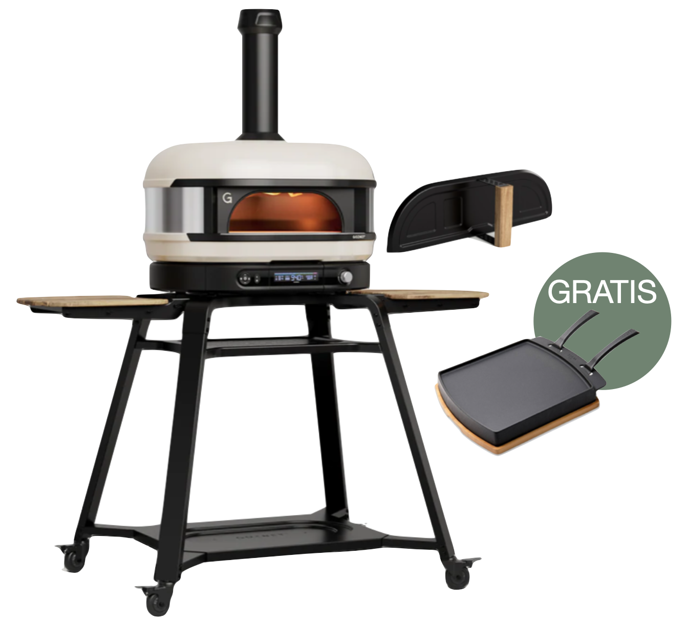 Gozney Dome Gen 2.0 Creme - Brotback Set inkl. Gestell 