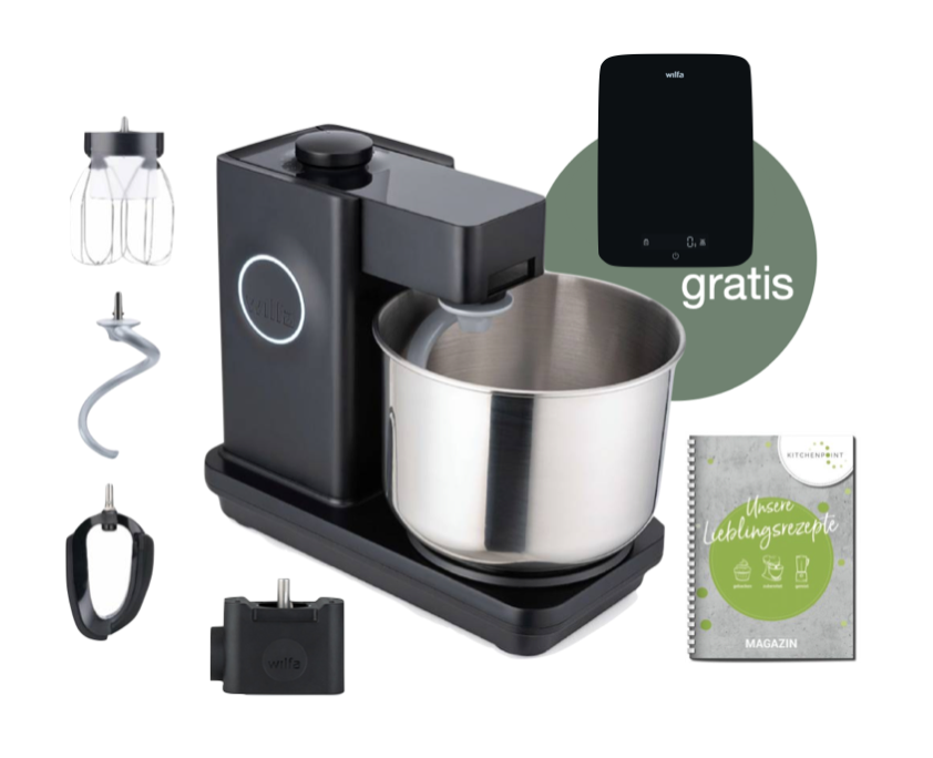 Wilfa Küchenmaschine Probaker schwarz - Adapter Set