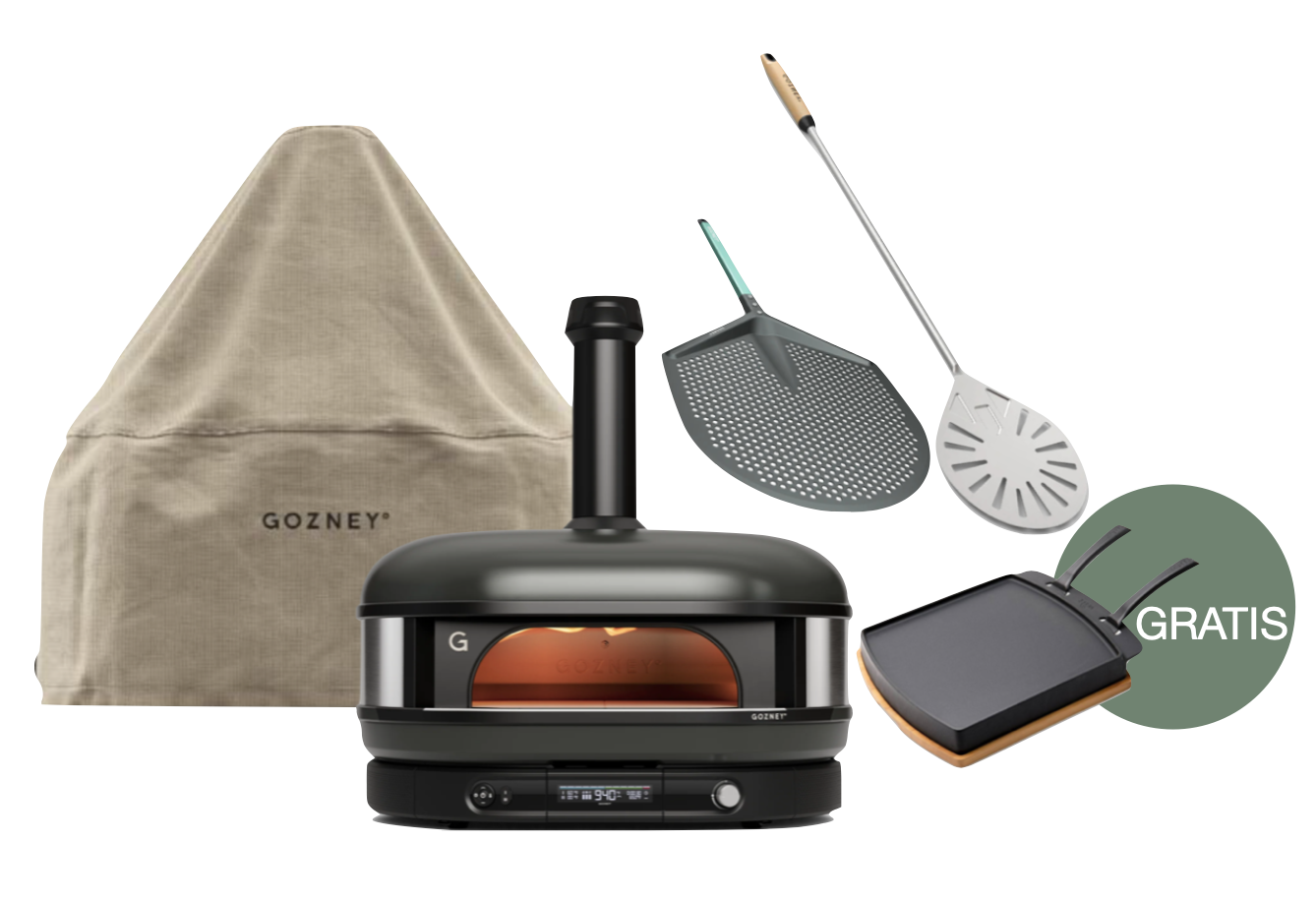 Gozney Dome Gen 2.0 XL Schwarz - Starter Set