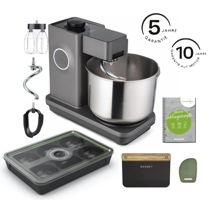 Wilfa Küchenmaschine Probaker V2 Grau - Pizza Set