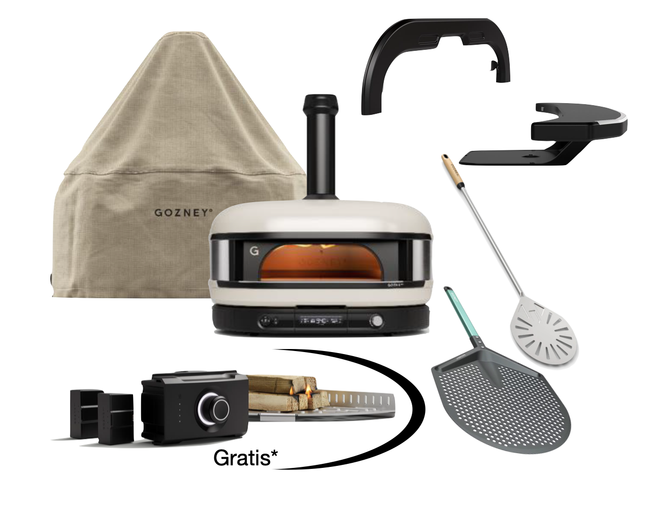 Gozney Dome Gen 2.0 XL Creme - Neapel Set