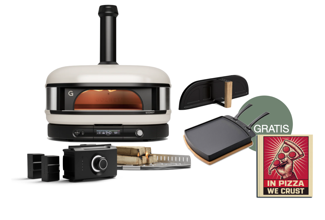 Gozney Dome Gen 2.0 Creme - Woodfire Set