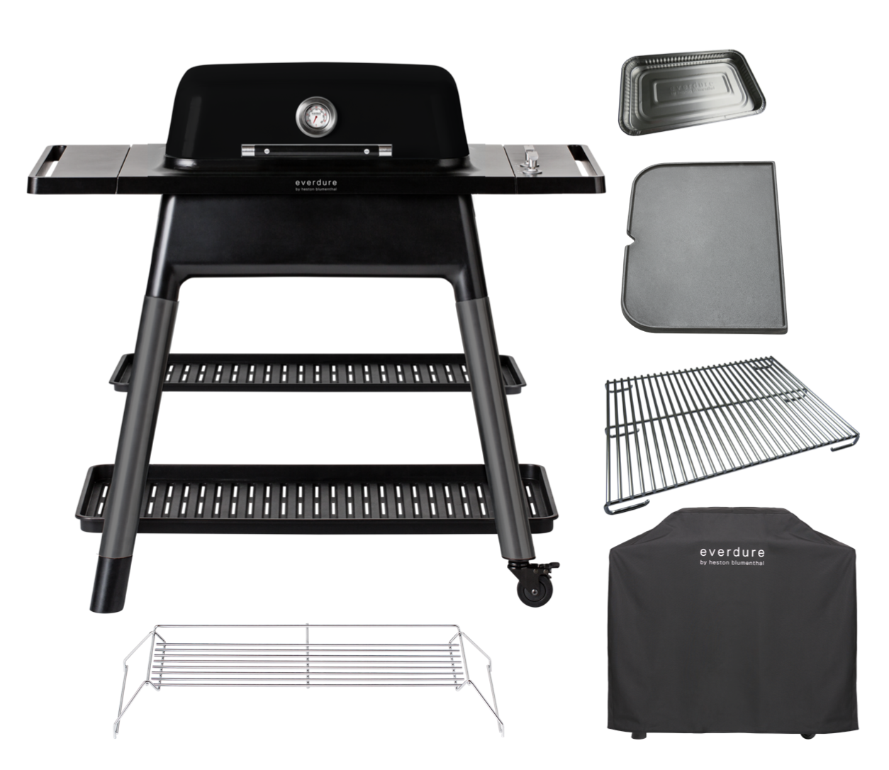 Everdure FORCE Gasgrill schwarz Komplettpaket - Sale