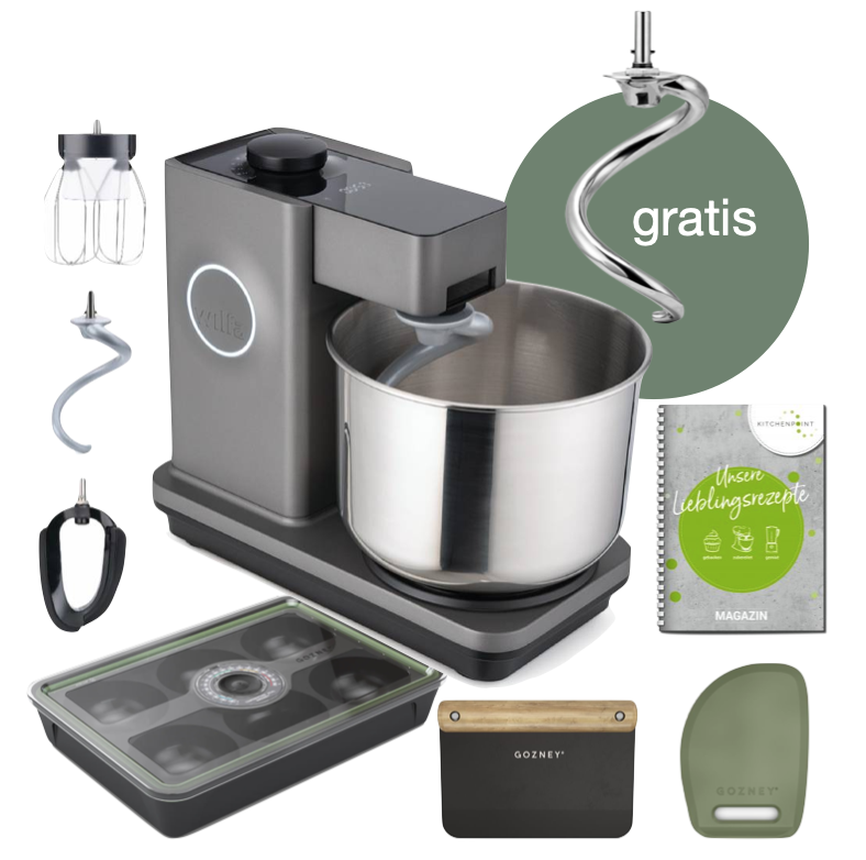 Wilfa Küchenmaschine Probaker Timer grau - Gozney Pizza Set