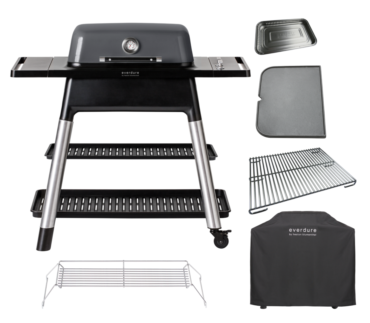 Everdure FORCE Gasgrill graphite Komplettpaket