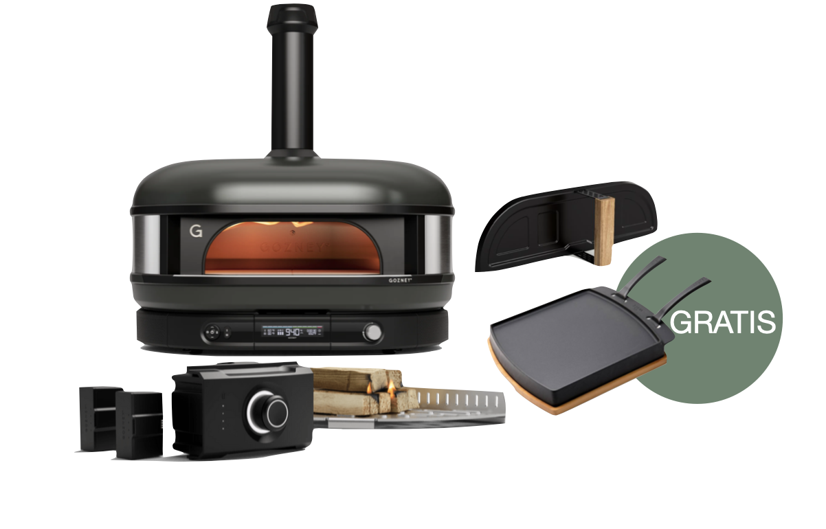 Gozney Dome Gen 2.0 XL Schwarz - Woodfire Set