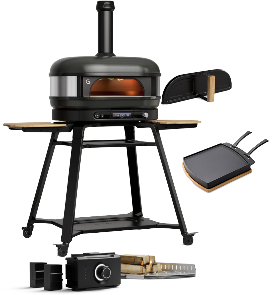 Gozney Dome Gen 2.0 XL Schwarz - Woodfire Set inkl. Gestell