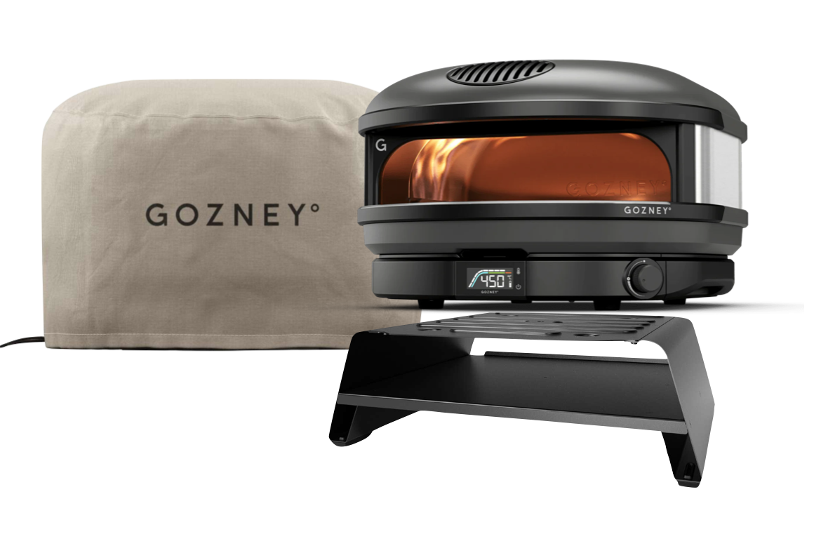 Gozney Arc - Off Black Schwarz - Set mit Booster und Abdeckhaube Gozney Arc - Off Black Schwarz - Set mit Booster und Abdeckhaube