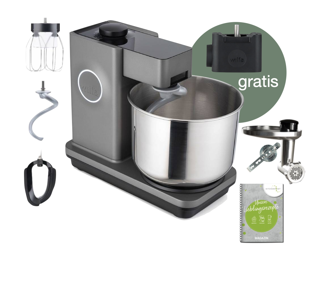 Wilfa Küchenmaschine Probaker grau - BBQ Set