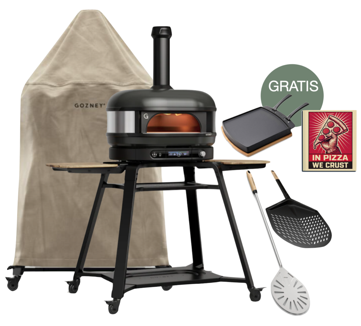 Gozney Dome Gen 2.0 Schwarz - Starter Set inkl. Gestell