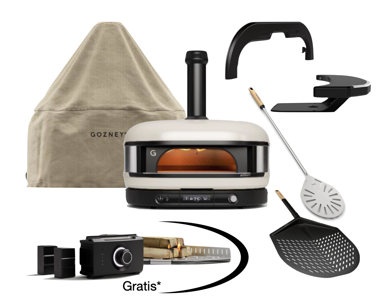 Gozney Dome Gen 2.0 Creme - Neapel Set 